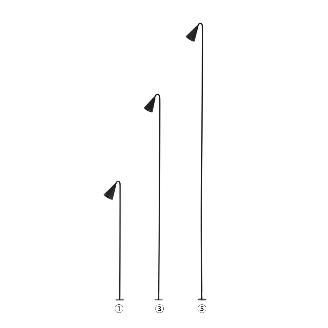 These metal outdoor landscape lights provide durable, waterproof LED illumination, ideal for pathways, lawns, and garden areas, adding style and safety to your yard.