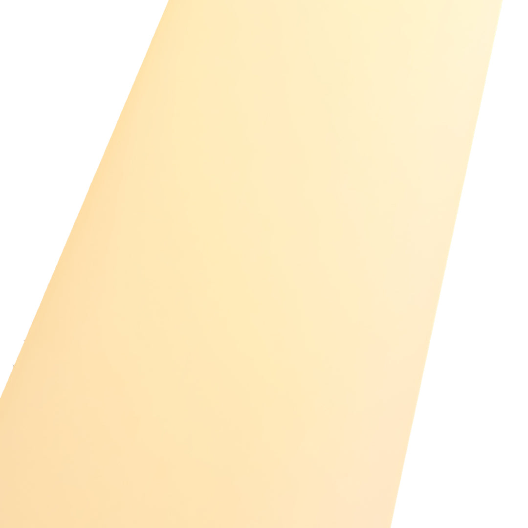 Modern minimalist floor lamp close-up showing smooth frosted lampshade surface detail.