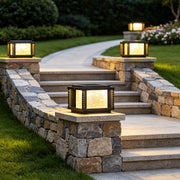 Waterproof outdoor pillar lights