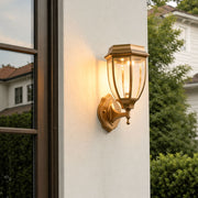 Outdoor solar lights wall mount for home exterior