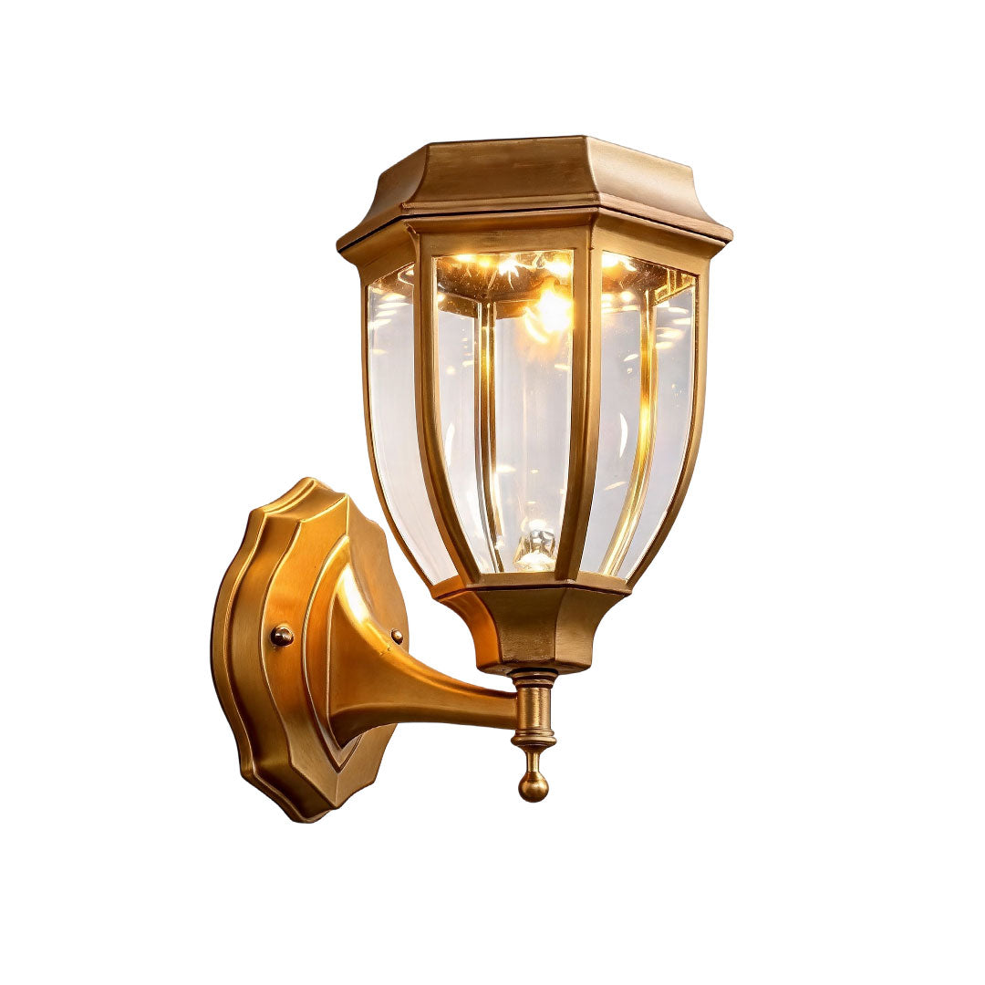 Outdoor solar lights wall mount for home exterior