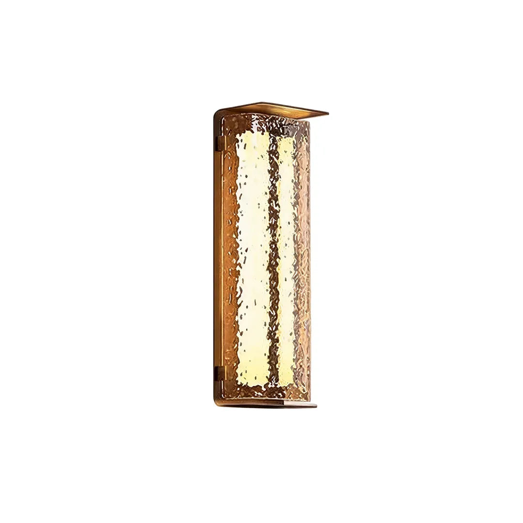 Modern outdoor solar wall lights product image showing a tall vertical fixture with a slim rectangular design.