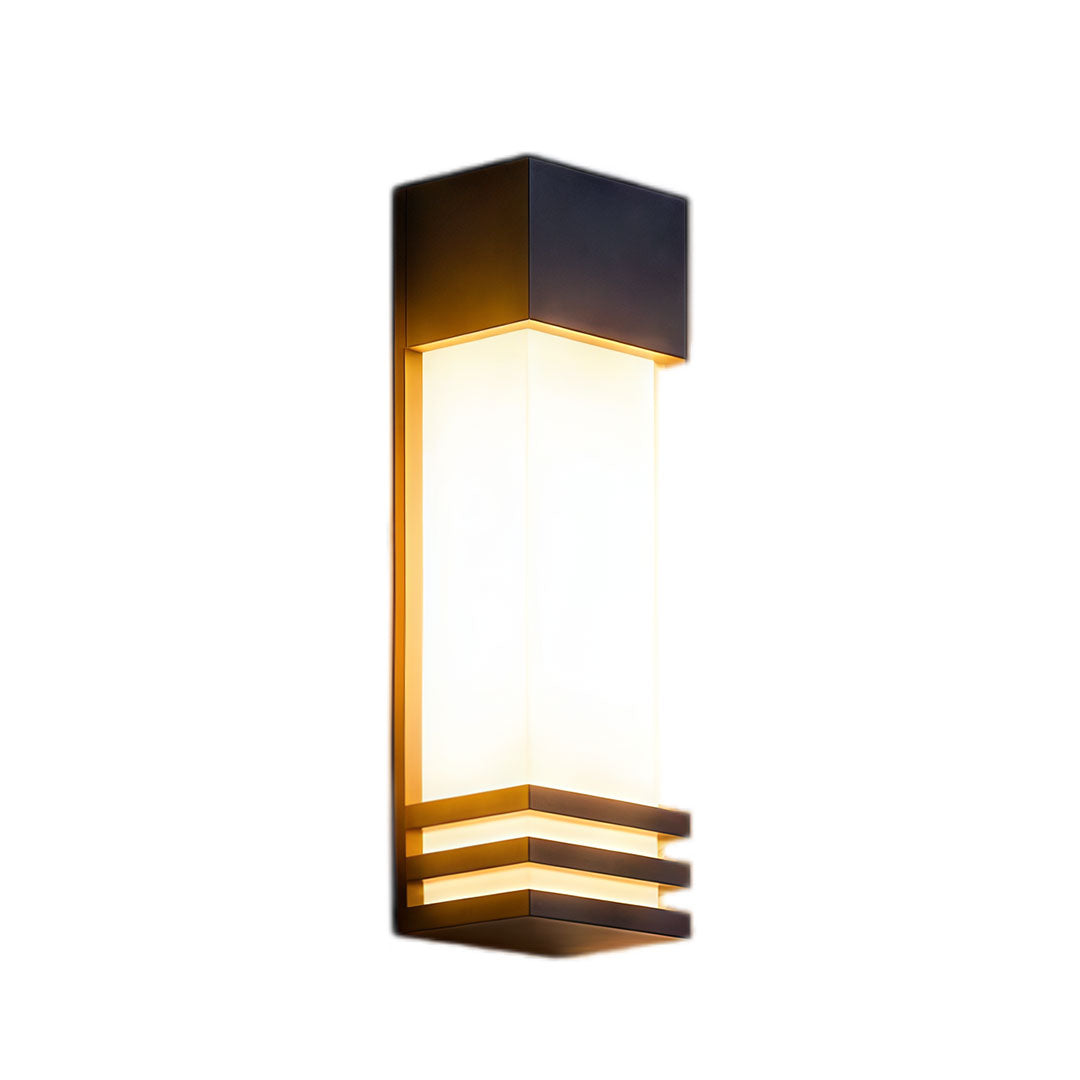 Modern solar wall mount lights outdoor