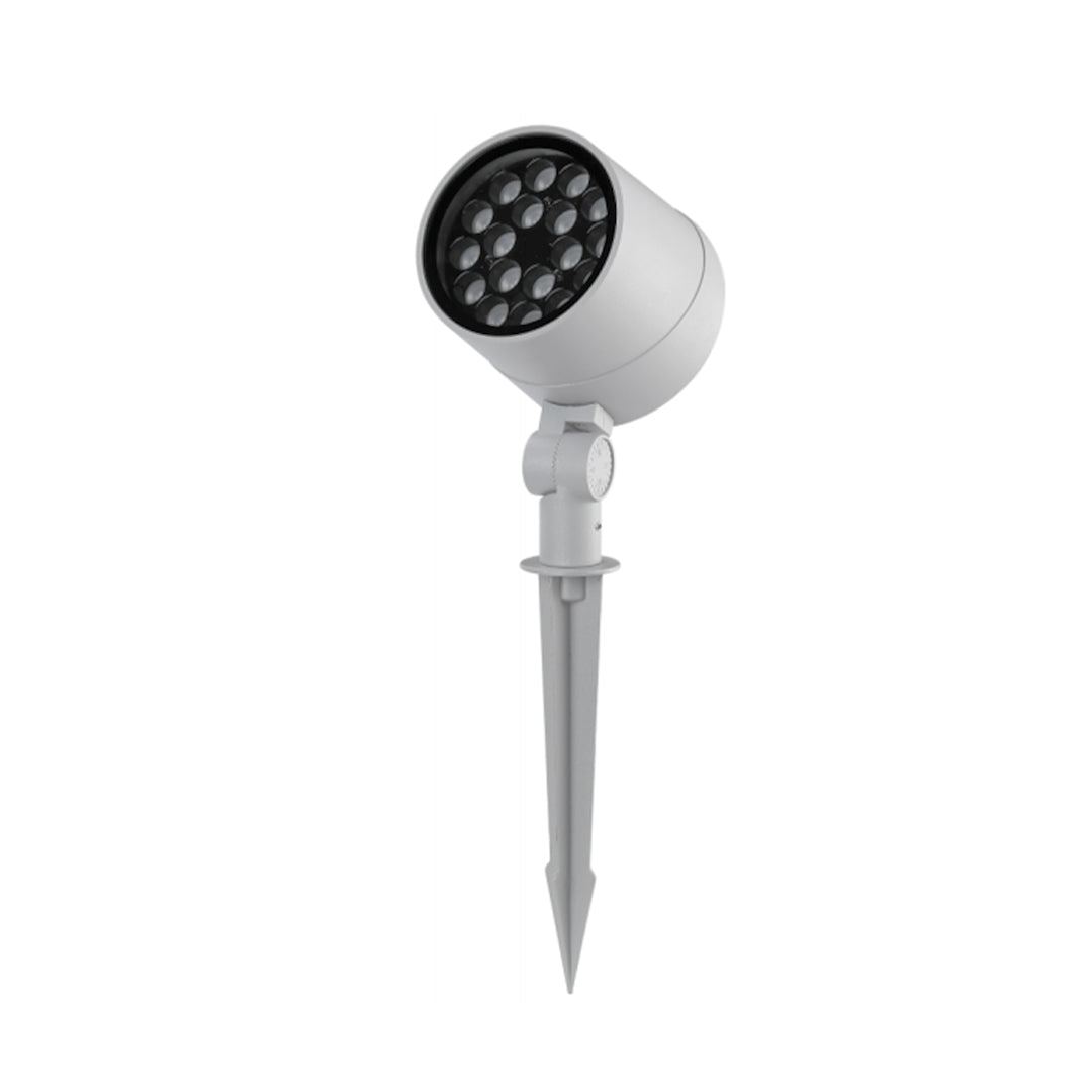 Modern tree spotlight fixture featuring compact design with multiple LED bulbs for enhanced illumination