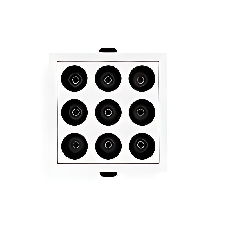 Modern White Aluminum LED Recessed Light Anti - Glare Spotlight