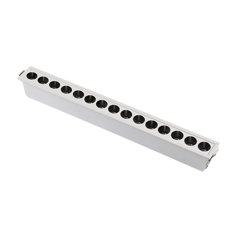 Modern White Aluminum LED Recessed Light Anti - Glare Spotlight