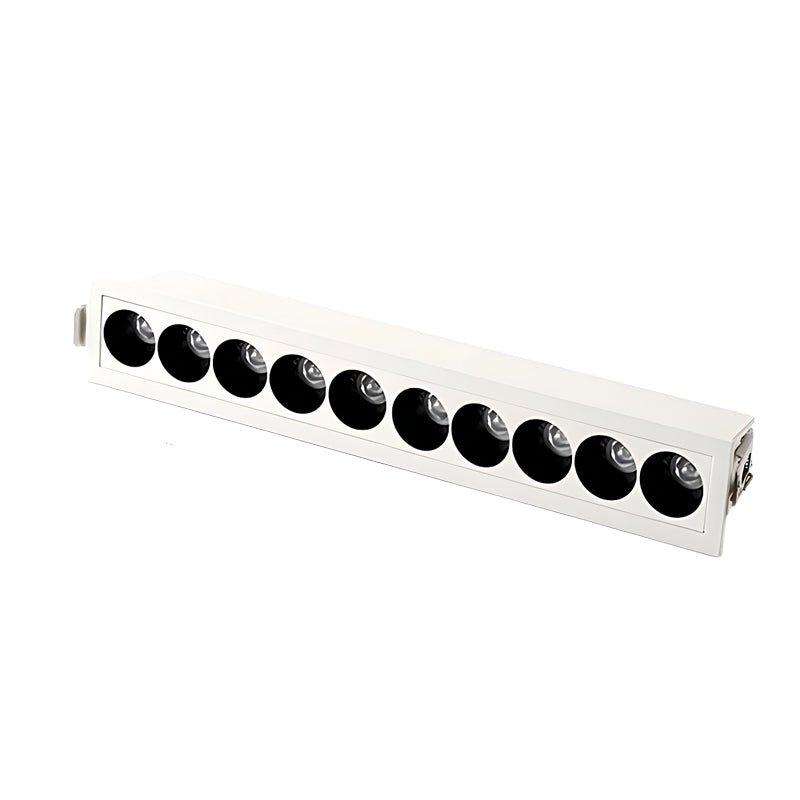 Modern White Aluminum LED Recessed Light Anti - Glare Spotlight