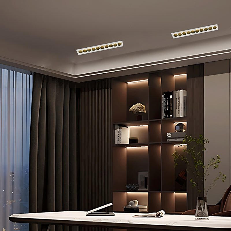 Modern White Aluminum LED Recessed Light Anti - Glare Spotlight