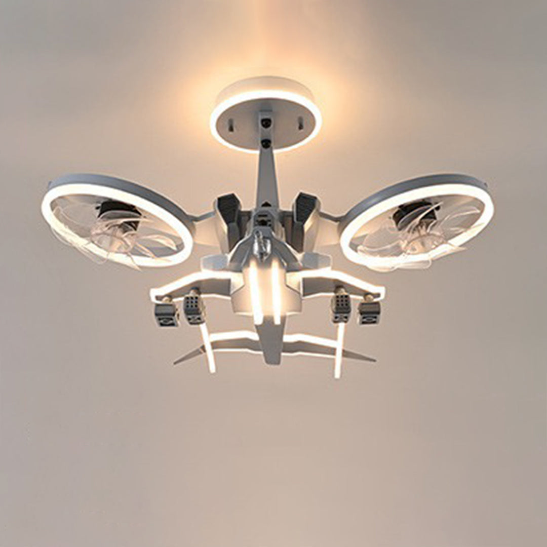 Multi-directional kids ceiling fan with light offering optimal air circulation and illumination