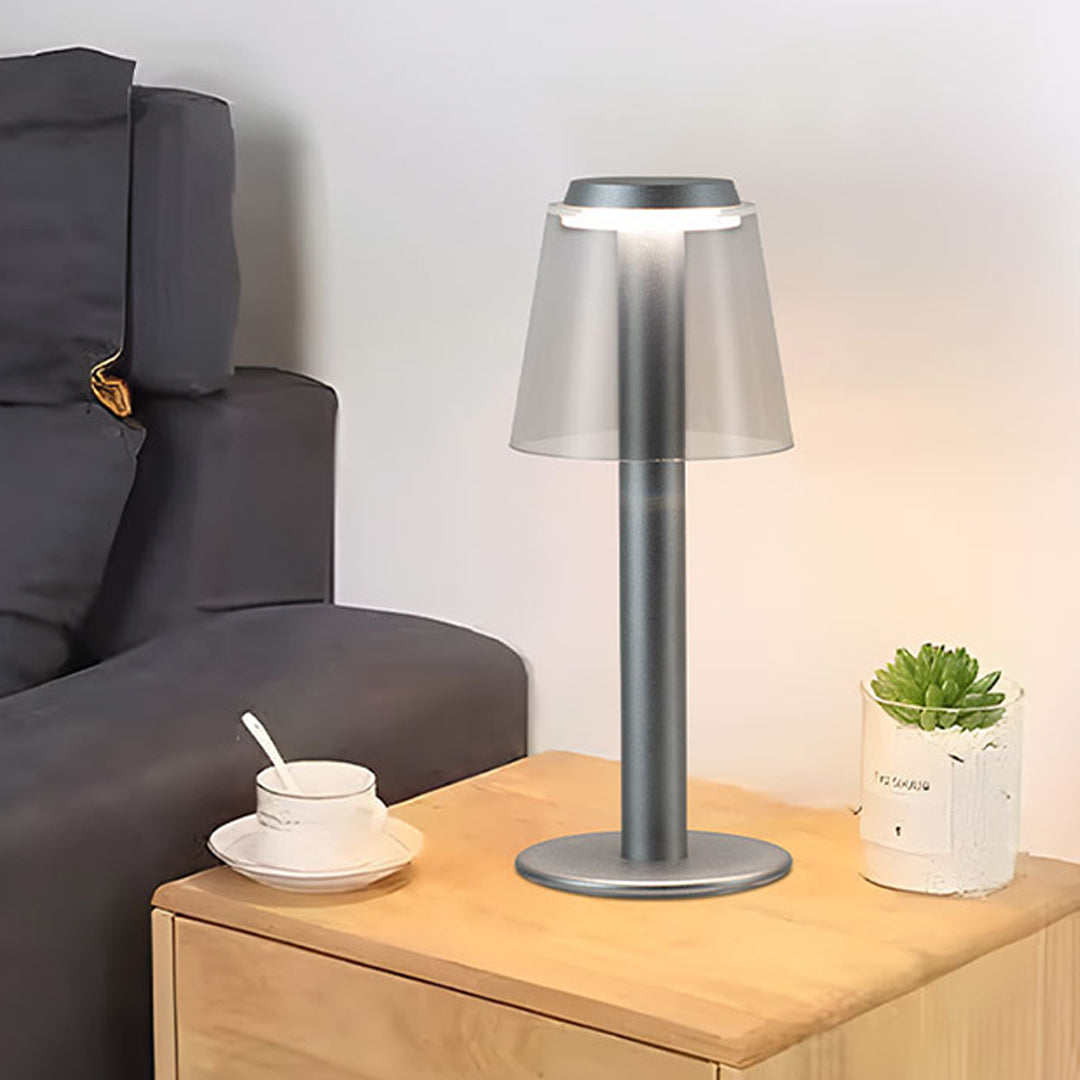 Multiple adjustable table lamps displaying various angles and finishes for versatile lighting solutions
