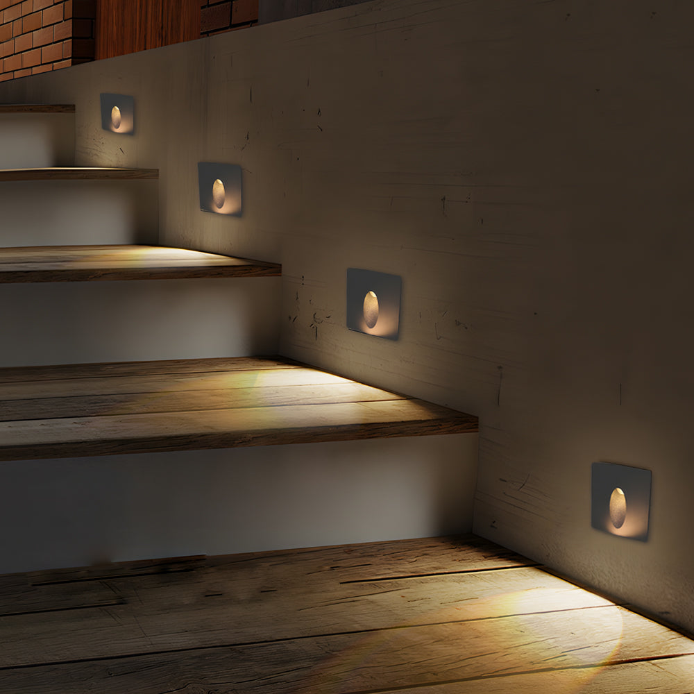 Led Step Lights Blue LED Step Lights Outdoor Lighting for Decks & Stairs – Dazuma