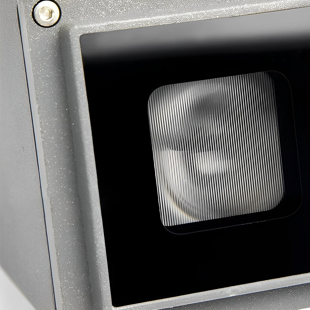 Detailed view of narrow beam wall sconce diffuser designed for precise light control.