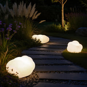 LED Cloud Landscape Lighting Waterproof PE Lawn Decorative Stool