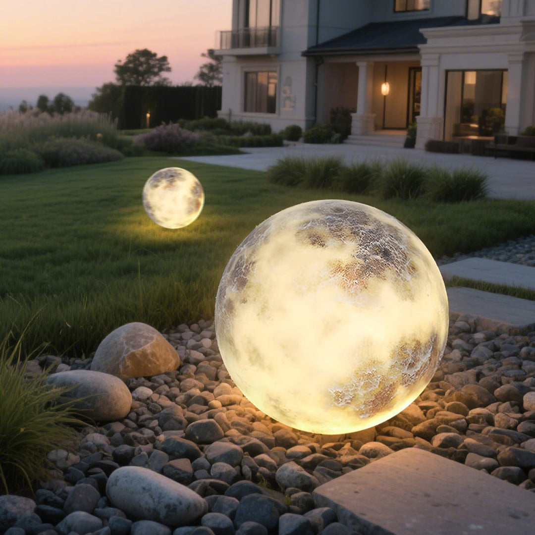 Dreamy Moon Lawn Light Waterproof Glass Luminous Outdoor Lamp