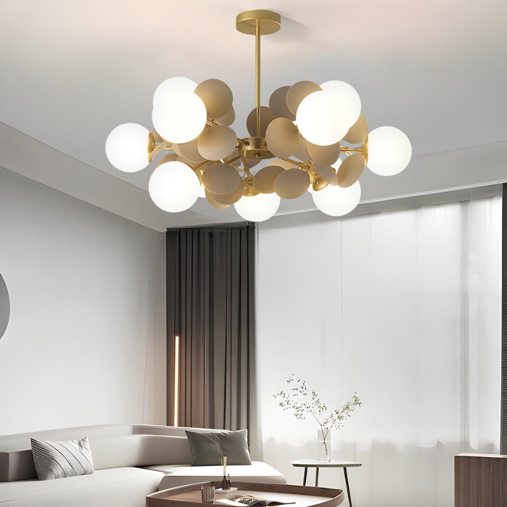 Nordic Chandelier Multicolored Board Art Branch - style Pendant Lights