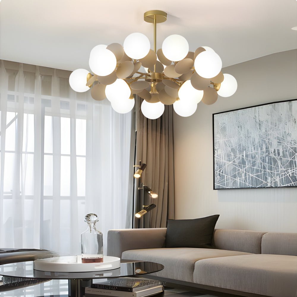 Nordic Chandelier Multicolored Board Art Branch - style Pendant Lights