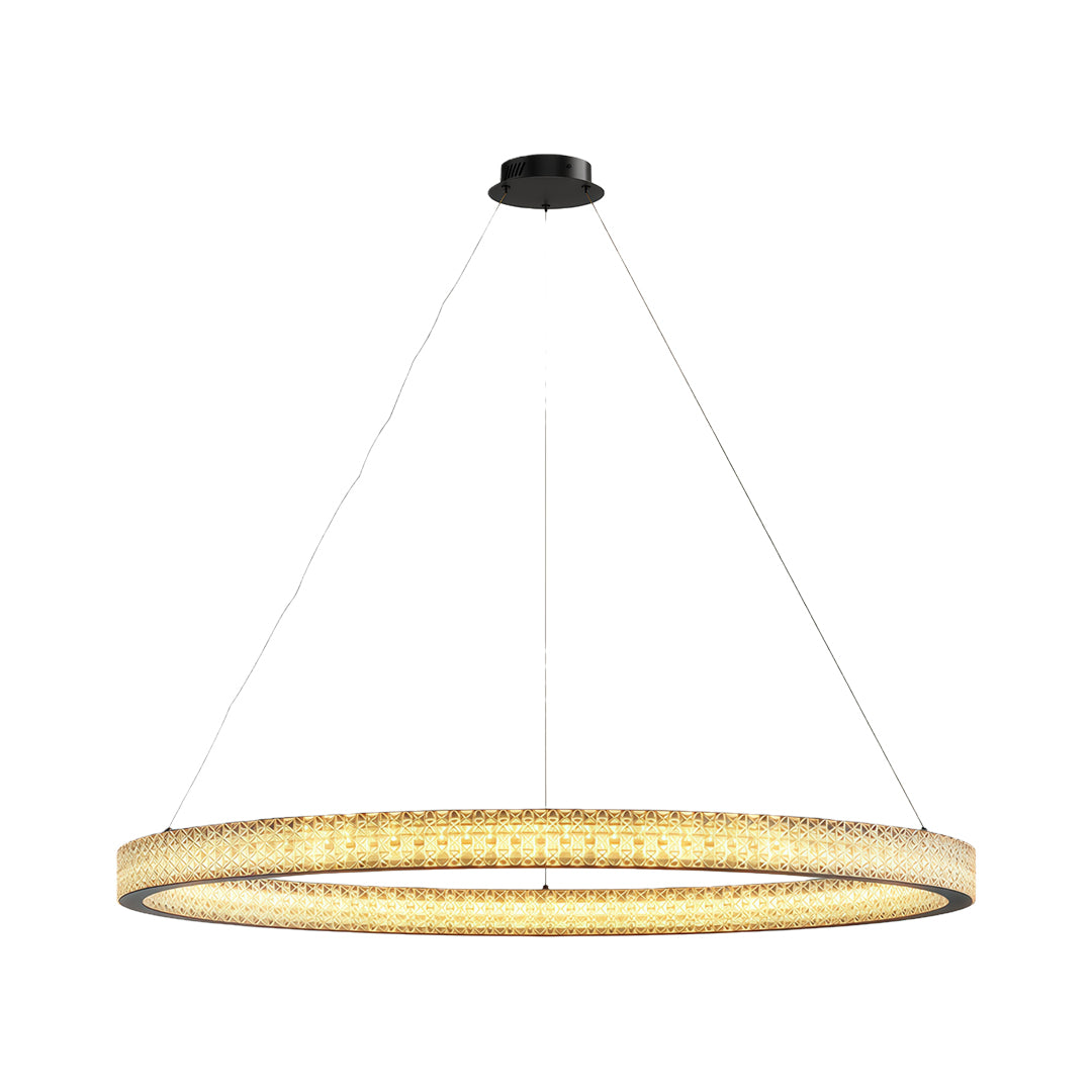 Vintage crystal chandeliers in oil-rubbed bronze with wide circular crystal configuration