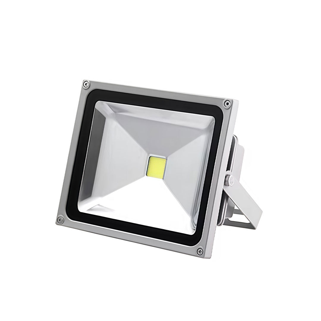 Outdoor flood lights LED with a sleek design, enhancing a contemporary exterior.