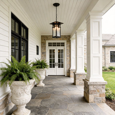 Outdoor Hanging Ceiling Light Fixtures American Style Light