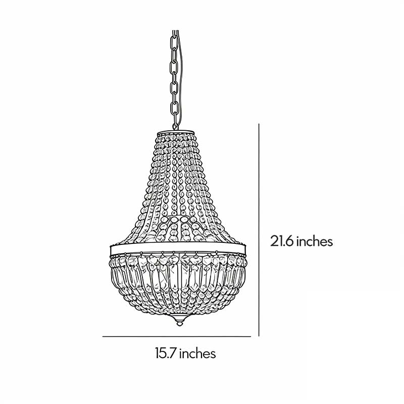 Technical diagram of outdoor hanging lantern light fixtures showing dimensions and installation details.
