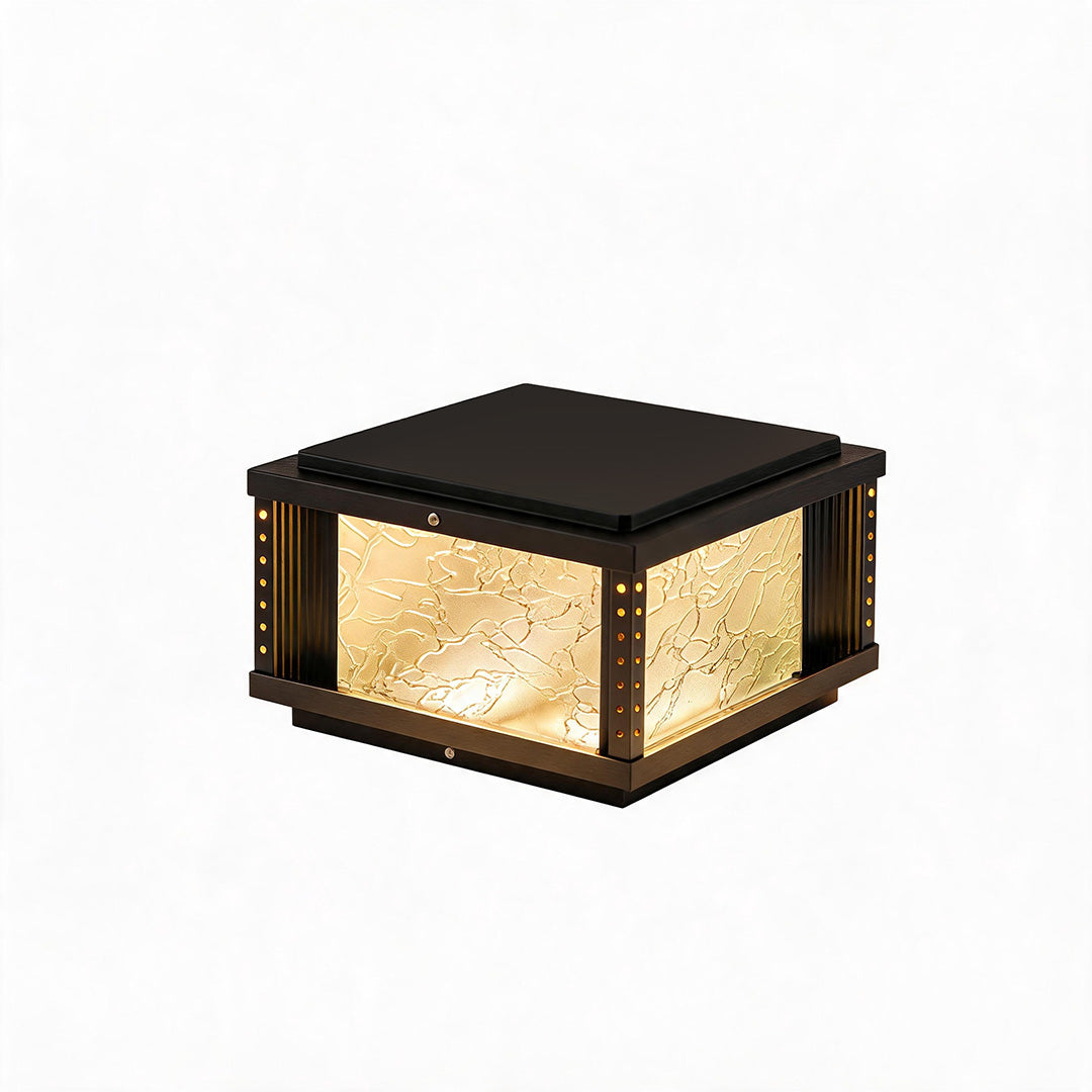 Waterproof outdoor pillar lights