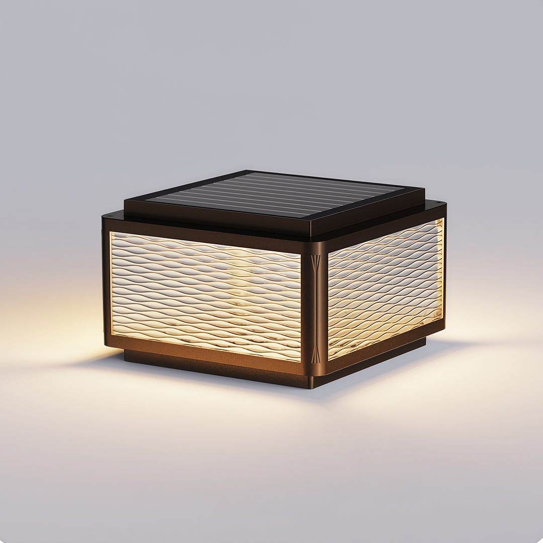 Brighten your garden with waterproof outdoor pillar top lights, featuring a minimalist design and long-lasting post light for stylish outdoor illumination.