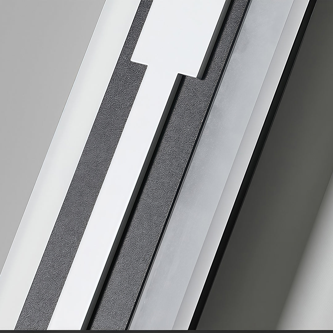 Modern luxury chandeliers inspired outdoor light fixtures sconces close-up showing LED detail