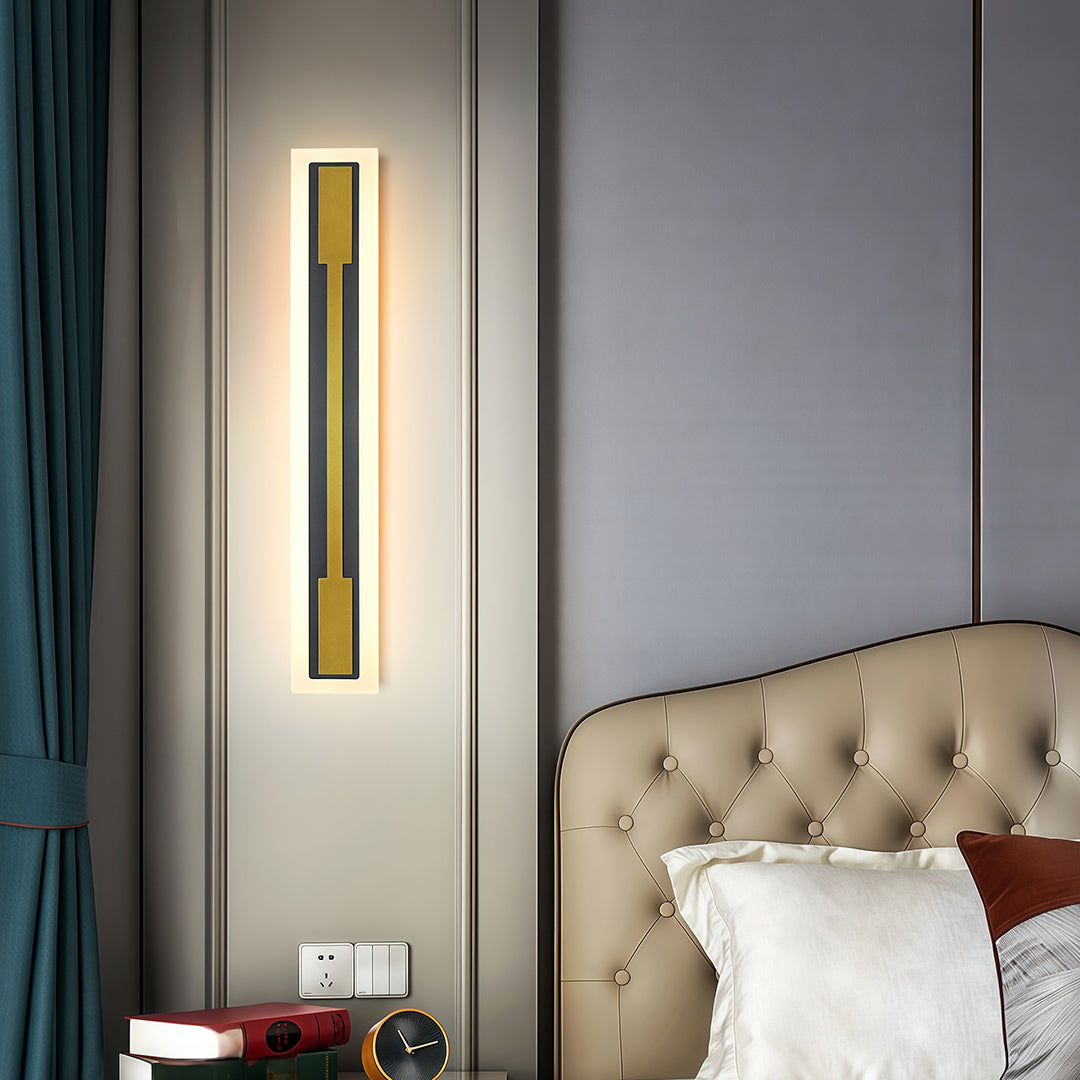 Modern luxury chandeliers style outdoor light fixtures sconces illuminating elegant bedroom wall