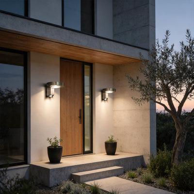 Outdoor Solar Lighting Wall Mount Motion Sensor LED Light
