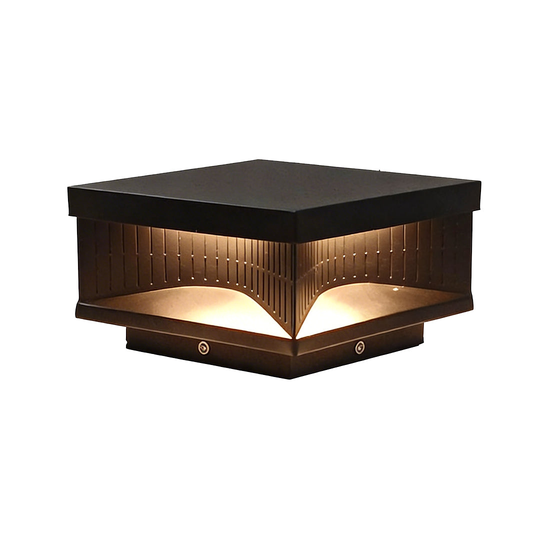 Create a welcoming atmosphere with square outdoor pillar lights stripe decorative LED light, energy-saving and visually striking.