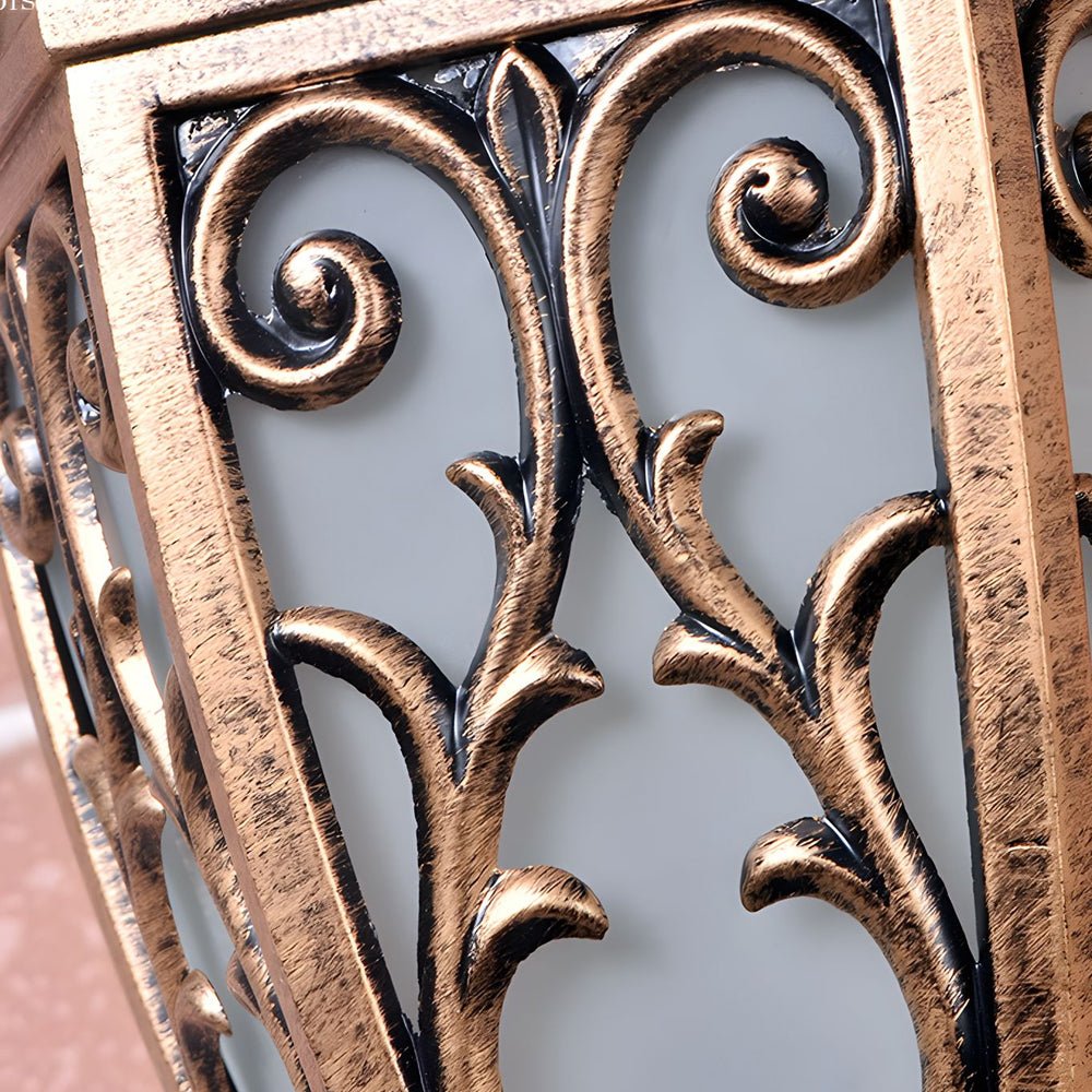 Outdoor Vintage Bronze Wall Light 1 - light Wall - Mount Lantern