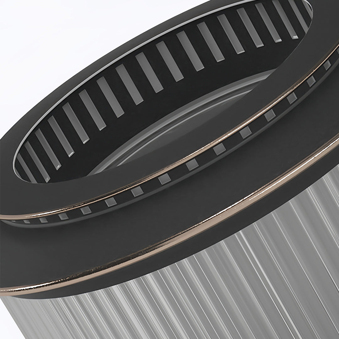 A pair of stainless steel pillar lights enhancing the entryway of a modern home, creating a stylish and safe environment.