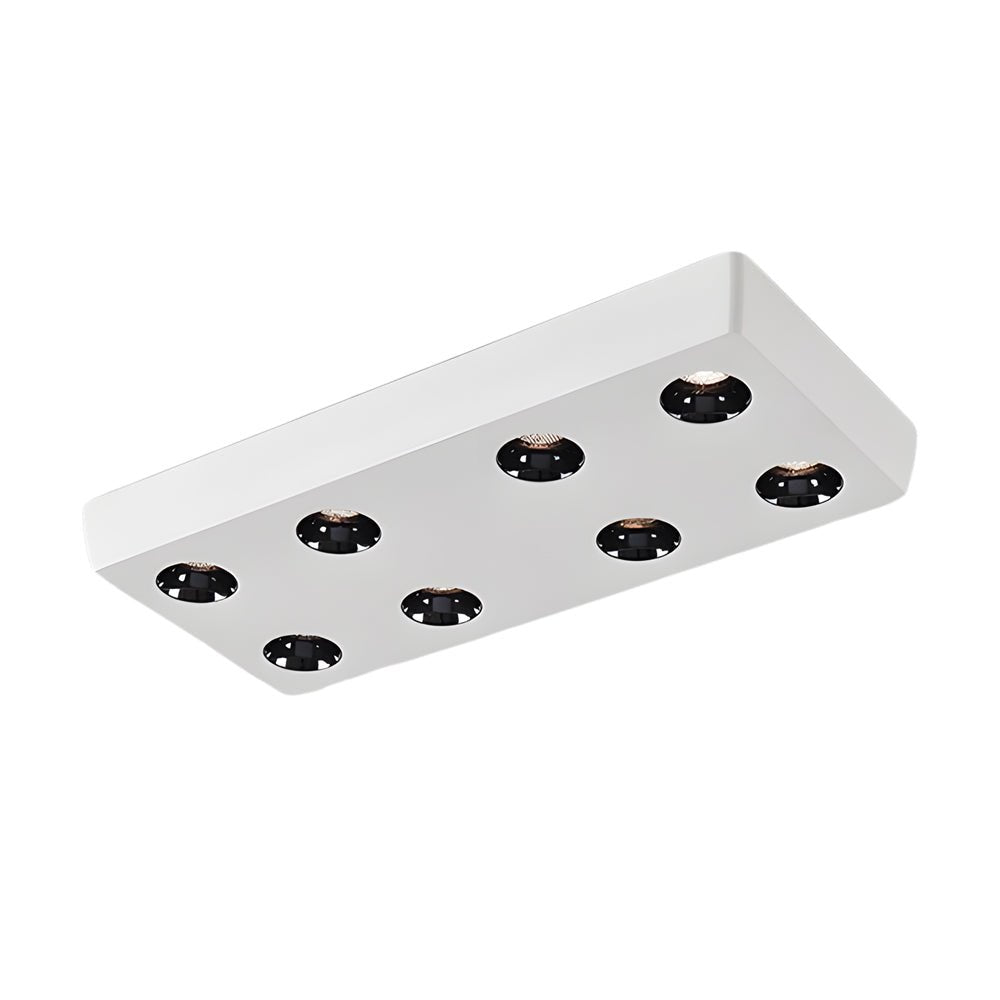 Peg Rectangular 6/8 - Light White LED Flush Mount Light
