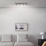 Peg Rectangular 6/8 - Light White LED Flush Mount Light