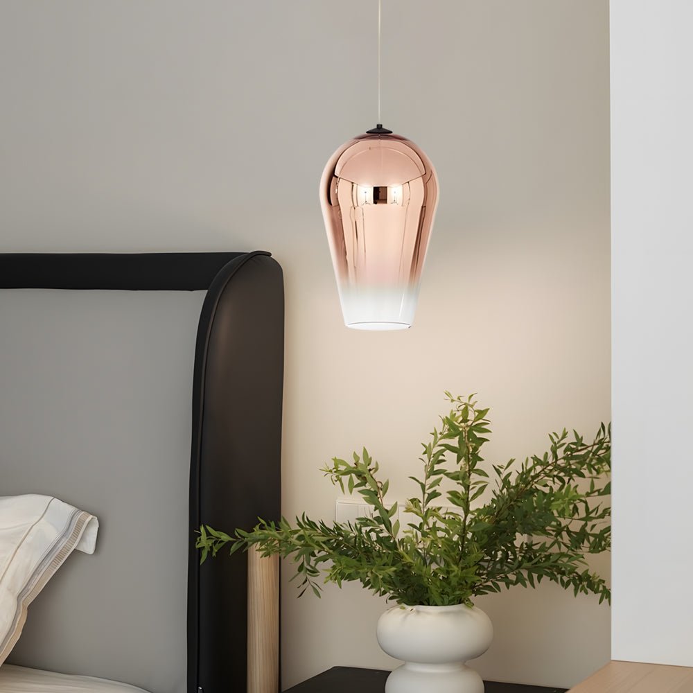 Personalized Art Glass Gradient Shade Nordic Post - Modern Pendant Lights