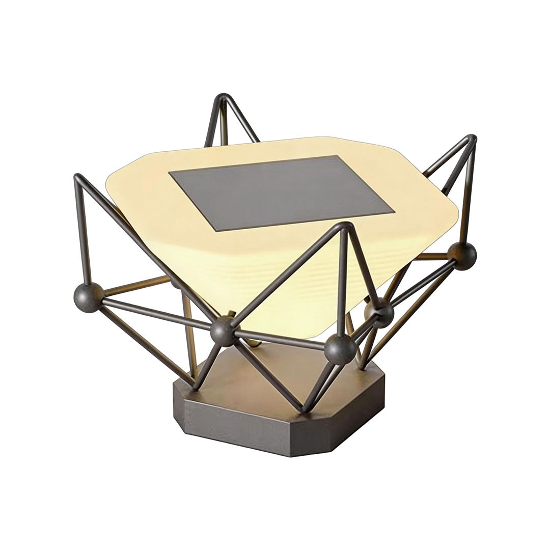 Modern pillar lights for garden featuring a solar panel on top for eco-friendly outdoor lighting.