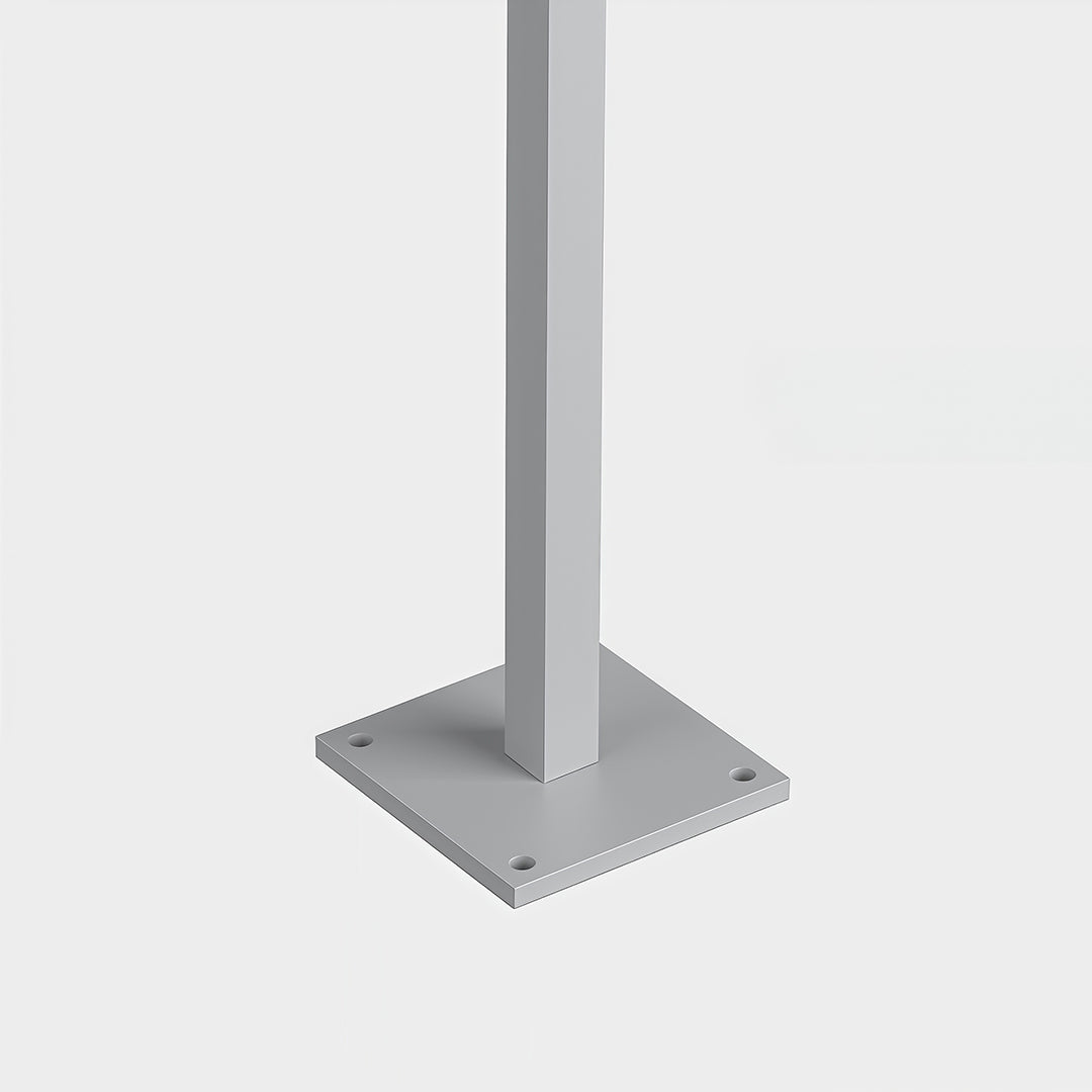 Plug-in pathway light installed in a garden, providing warm and inviting illumination.