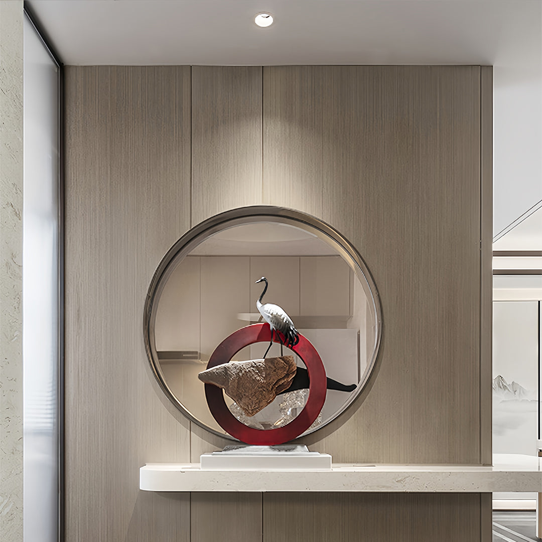 Professional-grade LED indoor ceiling spotlights module with glass shade chandelier design showing heatsink fins and mounting.