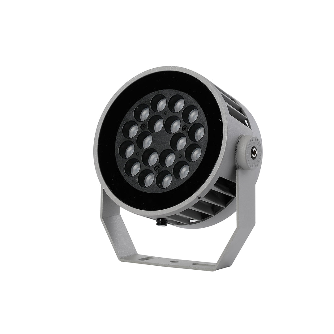 Professional spotlight for landscape with aluminum housing and multi-LED array design