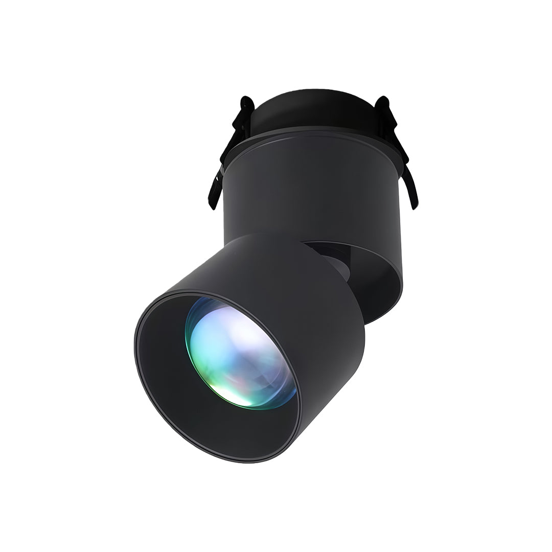 Professional LED ceiling spotlights module with glass shade chandelier aesthetic and advanced optical reflector technology.