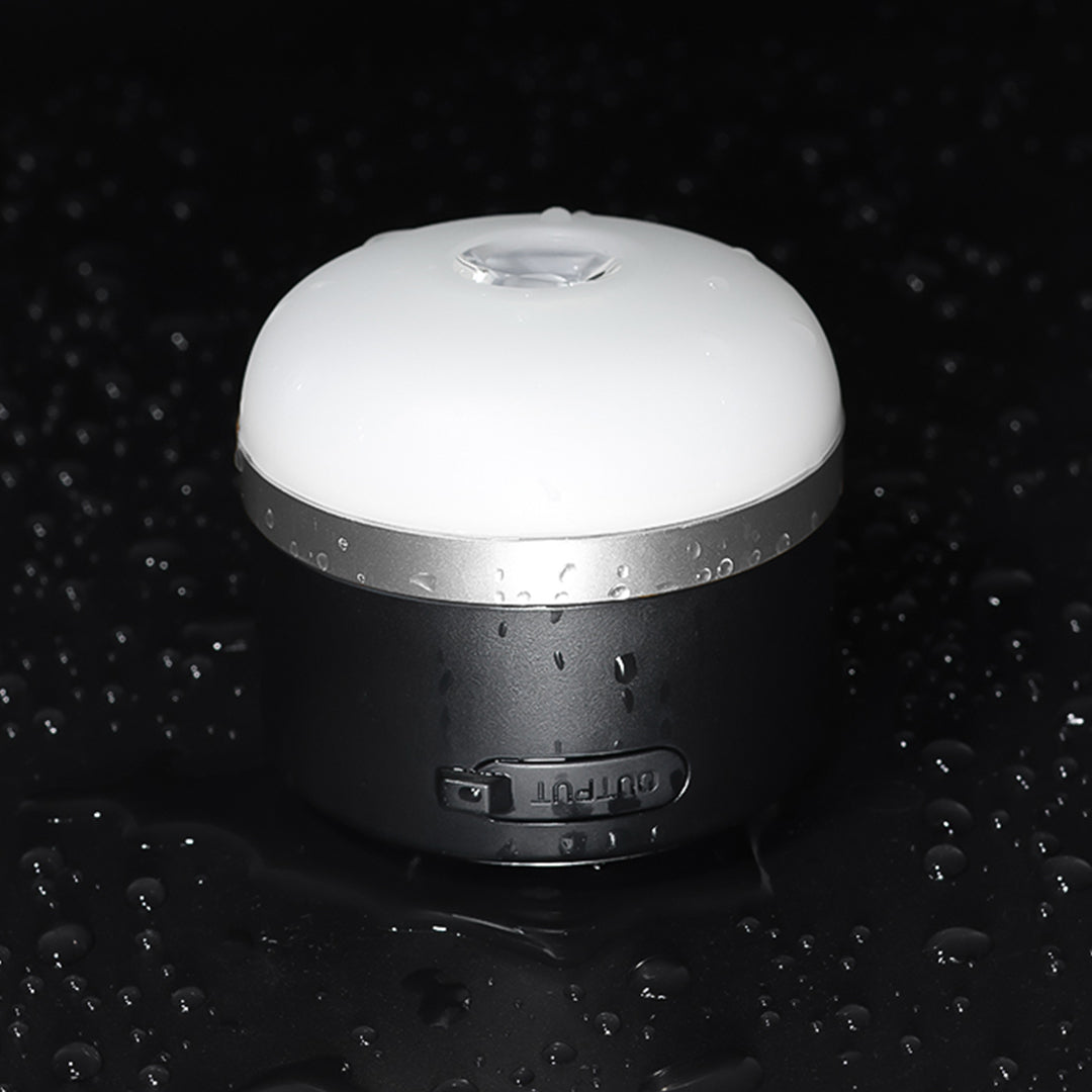 Professional outdoor lantern with robust construction providing bright illumination in dark environment