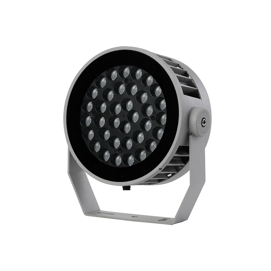 Professional outdoor lighting LED spotlight with aluminum housing and multi-LED array configuration