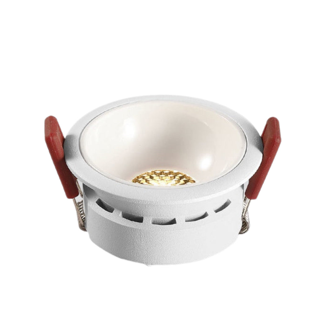 White ceiling round led lights with warm LED technology and professional mounting system