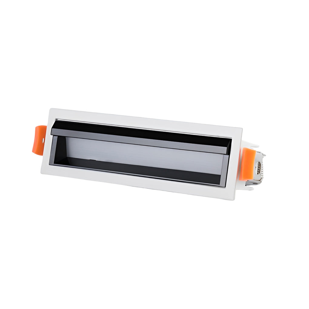 Single recessed linear light fixture module shown on white background