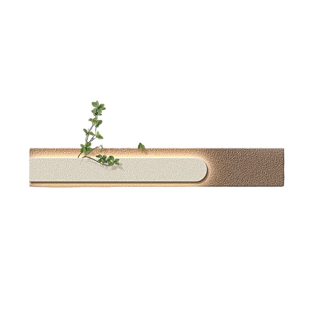 Rectangular Three - Dimensional Sandstone USB Remote LED Wall Lamp Painting