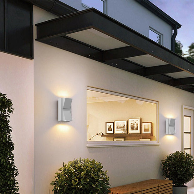Rectangular up and down Lighting LED Creative Modern Wall Lights ...
