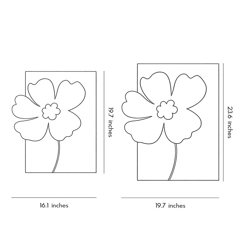 Technical diagram of relief wall lamp showing dimensions and installation details.