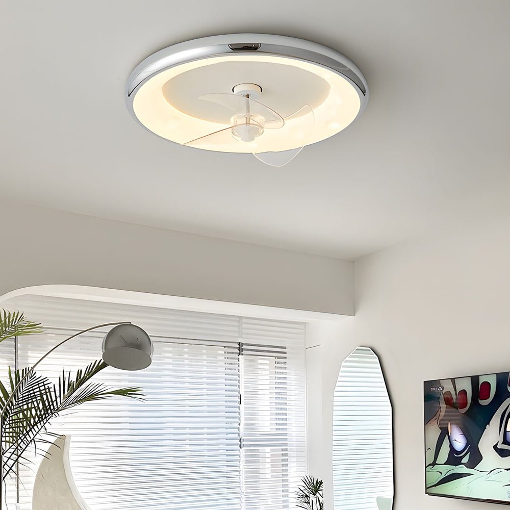 Remote Controlled Modern 4 - Speed LED Ceiling Fan Lamp, 3 Blades