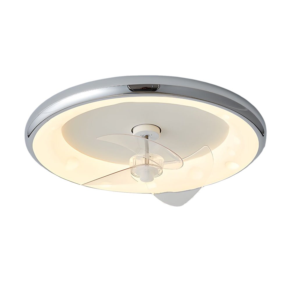 Remote Controlled Modern 4 - Speed LED Ceiling Fan Lamp, 3 Blades