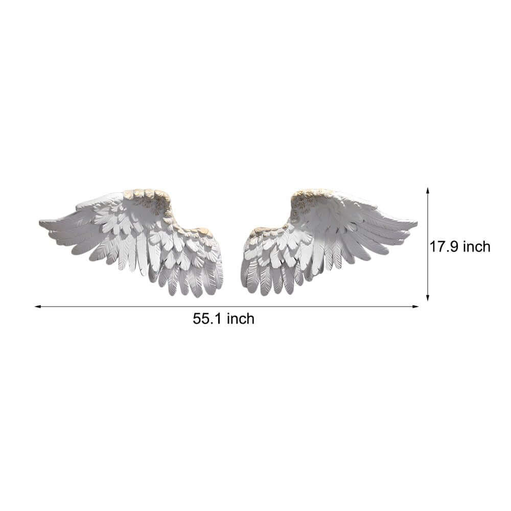 Resin Angel Wings Wall Hanging Art Decoration